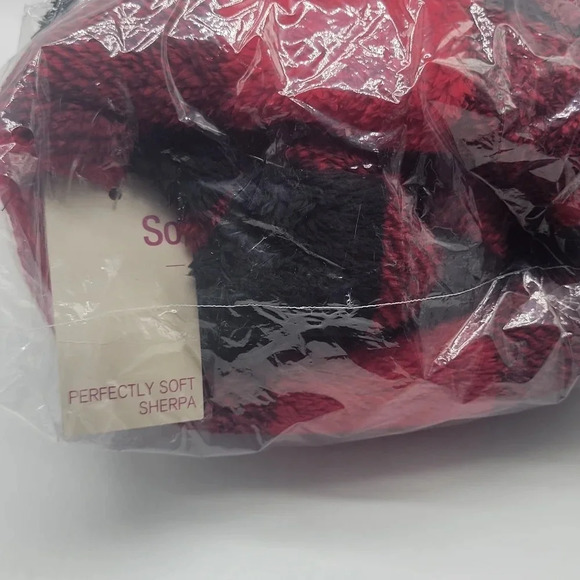 SO Women's Red and Black Checkered Sweater - Picture 5 of 15